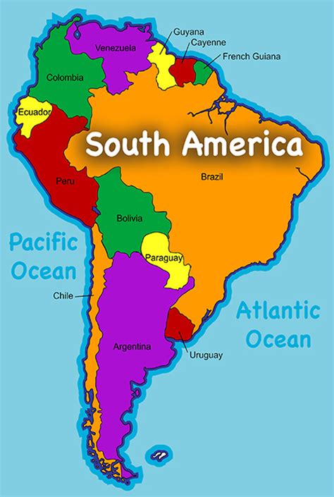 Map Of South America | totneo.com