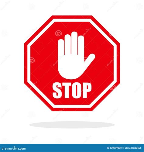 Hand Stop Sign Clipart