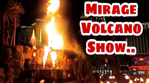 Mirage Volcano Show Las Vegas - YouTube