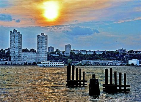 Hudson River Sunset #1 Photograph by Allan Einhorn - Pixels