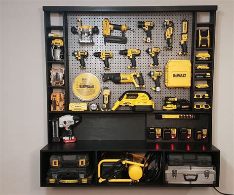 DIY Power Tool Wall Storage System