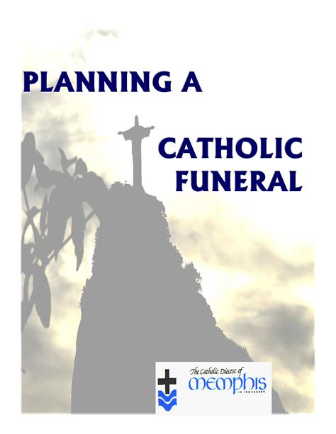 Catholic Funeral Mass Program | Templates at allbusinesstemplates.com