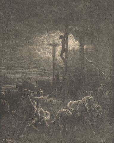 CLOSE OF THE CRUCIFIXION Gustave Dore, Images Terrifiantes, Gravure Illustration, Catholic ...