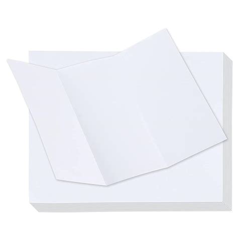 Tri-Fold Brochure Paper - 100-Pack Trifold Pamphlet Flyer Paper for ...