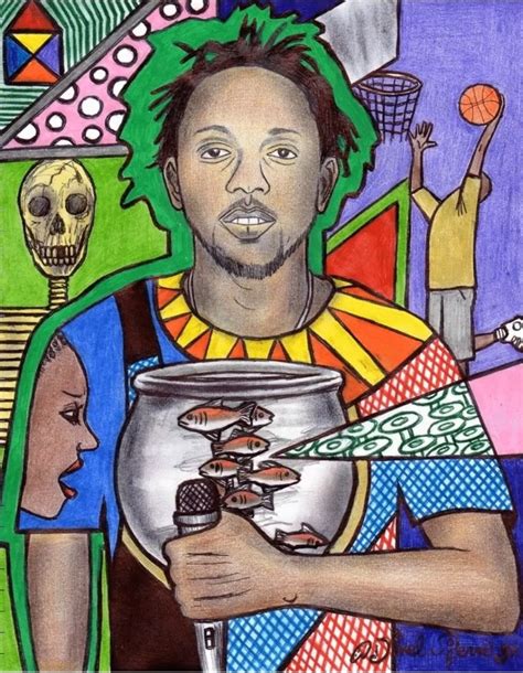 Kendrick Lamar drawing by Odinel pierre | Doodle Addicts