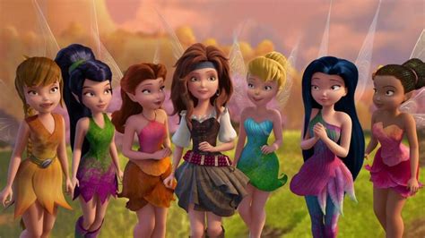 Fawn, Iridessa, Rosetta, Silvermist, Tinkerbell, Vidia and Zarina | Tinkerbell disney, Disney ...