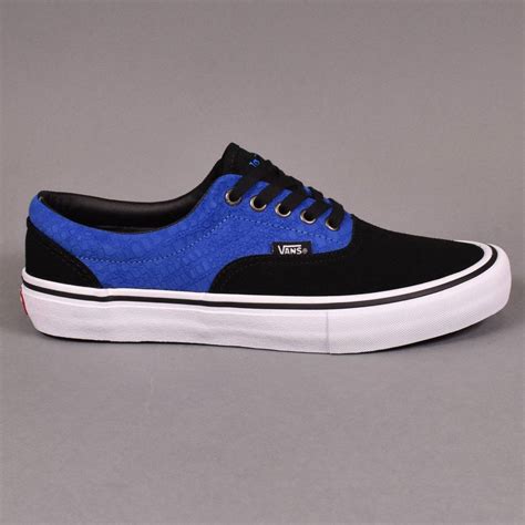 Vans Era Pro Skate Shoes - (Rowan Zorilla) Black/Blue Croc - SKATE SHOES from Native Skate Store UK