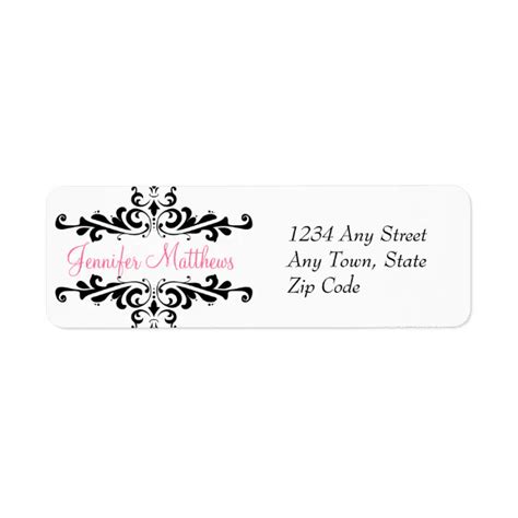 Elegant Personalized Address Labels | Zazzle