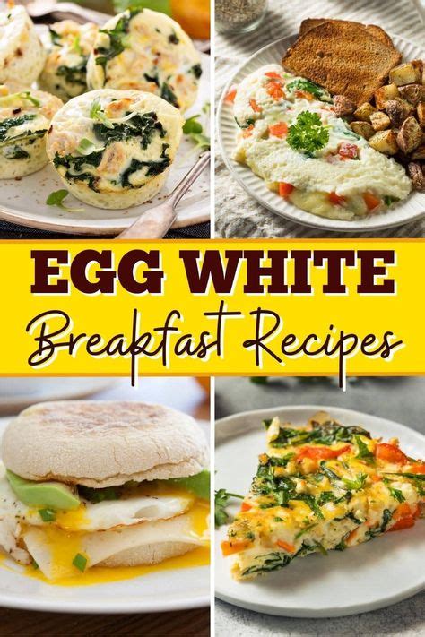 Healthy Egg Whites Breakfast, Egg White Breakfast Recipes, Egg White ...