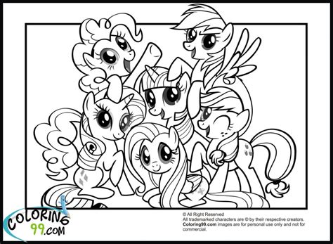 40 Printable My Little Pony Coloring Pages