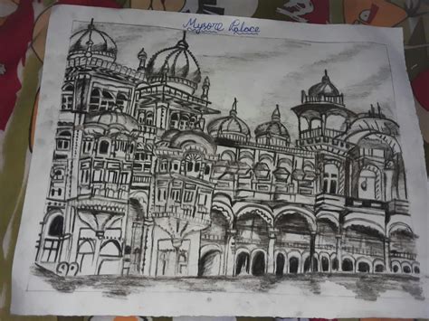 Sketch of Mysore Palace | Mysore palace, Mysore dasara, Mysore