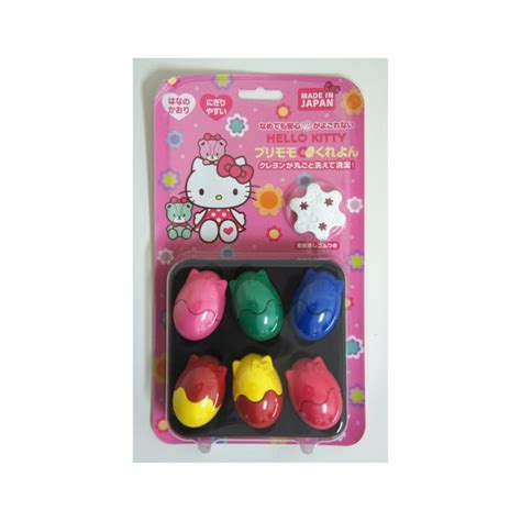 Hello Kitty 6-Color Erasable Crayons - The Kitty Shop