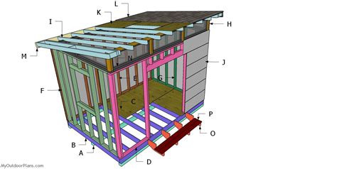 Building a 8×12 modern office shed | MyOutdoorPlans