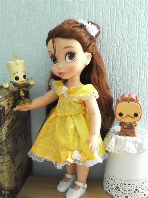 Toddler Belle with funko pop figurines Disney Baby Dolls, Disney Princess Dolls, Baby Disney ...