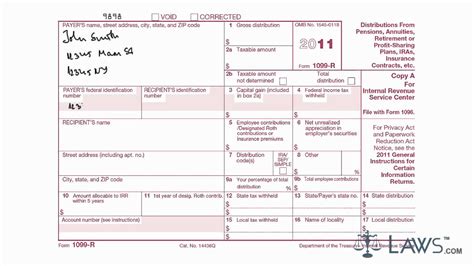 1099R Tax Forms 2023 Copy A For Federal IRS, 52% OFF