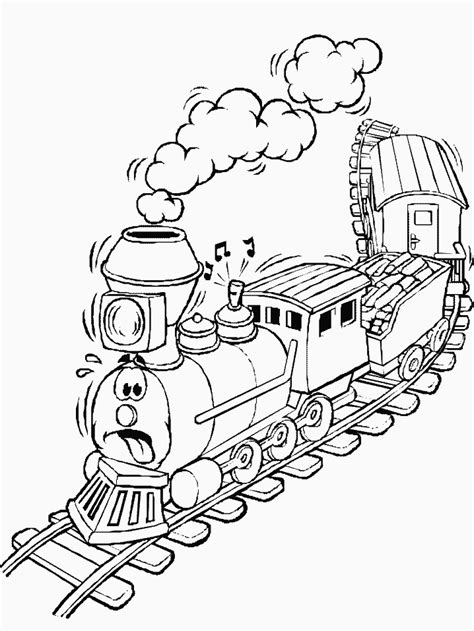 Train Coloring Pages - Coloringpages1001.com