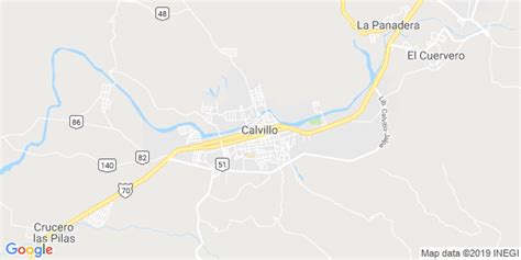 Mapa de Calvillo, Aguascalientes - Mapa de Mexico