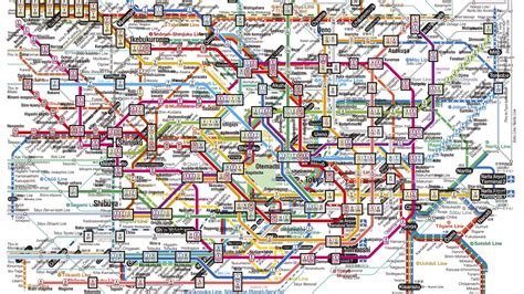 Inbetween The Lines of Tokyo's JR/Metro Maps – Randomwire