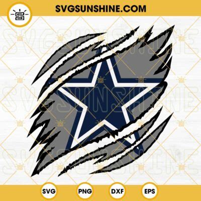 Dallas Cowboys Ripped Claw SVG, Dallas Cowboys SVG, Cowboys SVG PNG DXF ...