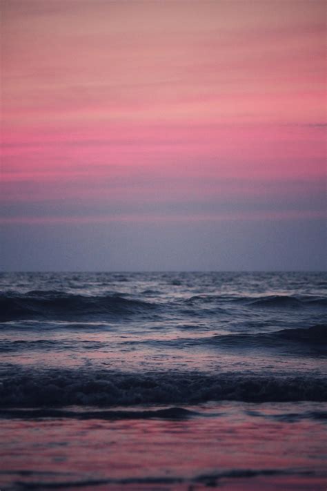 Pink sky at the beach [3456×5184][OC] – HD Wallpapers