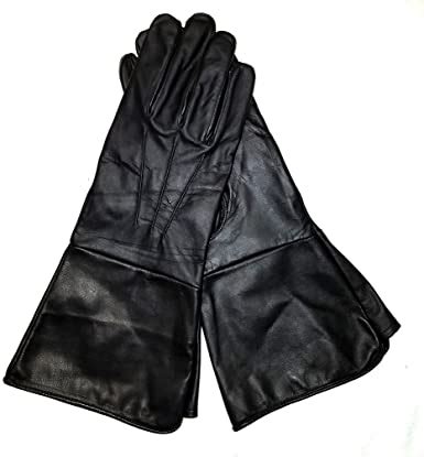 Medieval Gauntlet leather cosplay gloves - Austin Leather