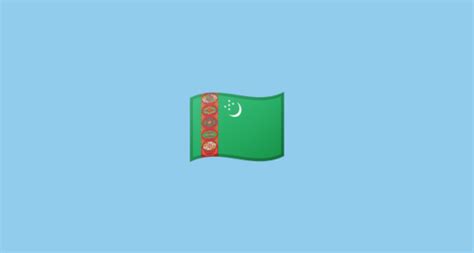 🇹🇲 Flag: Turkmenistan Emoji on Google Noto Color Emoji Android 10.0 ...