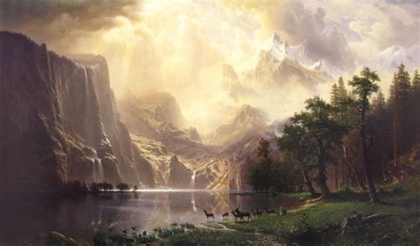 19th Century - Albert Bierstadt | Landscape artist, Landscape paintings ...