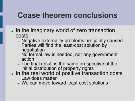 PPT - Coase Theorem PowerPoint Presentation - ID:6475400