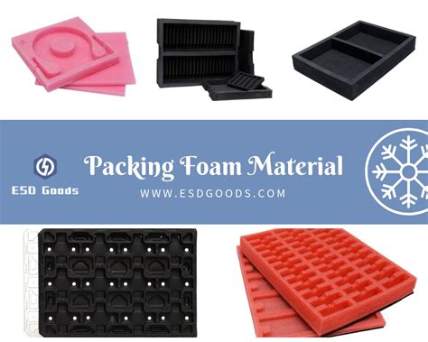 Foam Sheet Packing Material | Pink and black Foam for Packaging –ESDGoods