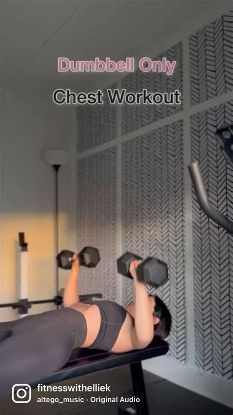 Dumbbell Only Chest Workout | Chest workout, Dumbell workout, Chest day ...