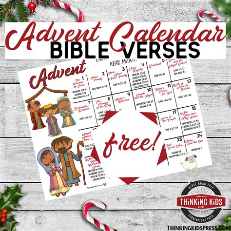 Advent Calendar with Bible Verses – Thinking Kids Press