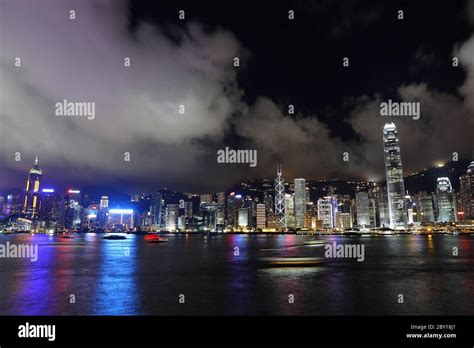 night view of Hong Kong Stock Photo - Alamy