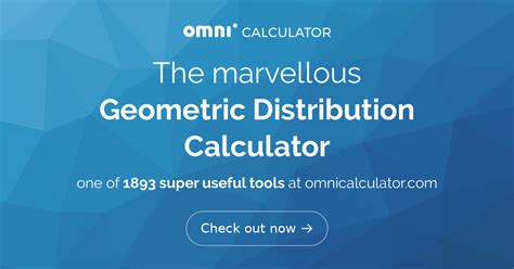 Geometric Distribution Calculator