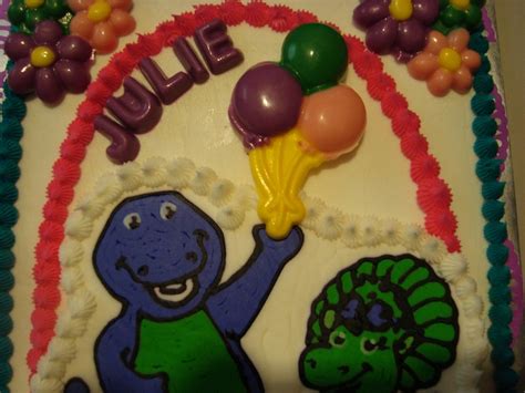 Barney Baby Bop Cake