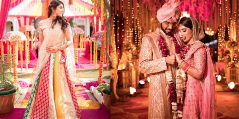 A Gorgeous Punjab Wedding With A Bride Who Designed Her Own Outfits ...