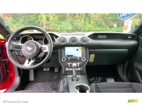 2021 Ford Mustang EcoBoost Fastback Ebony Dashboard Photo #143071145 ...