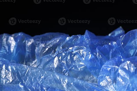 Macro photography of blue plastic bag 16206526 Stock Photo at Vecteezy