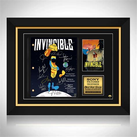 Invincible Transcript Limited Signature Edition Custom Frame | RARE-T