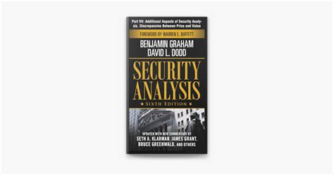 ‎Security Analysis, Sixth Edition, Part VII - Additional Aspects of ...