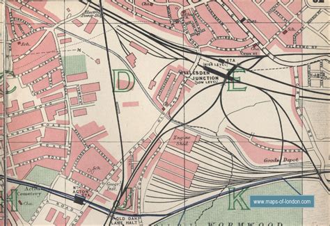 Map of Acton, London