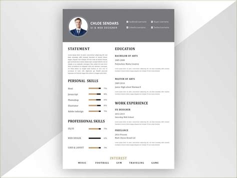 Eye Catching Resume Templates Microsoft Word Free Download - Resume Example Gallery