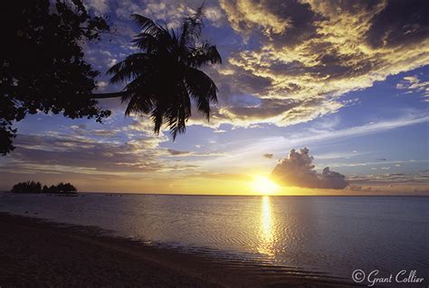 Moorea Island Sunset, Tahiti