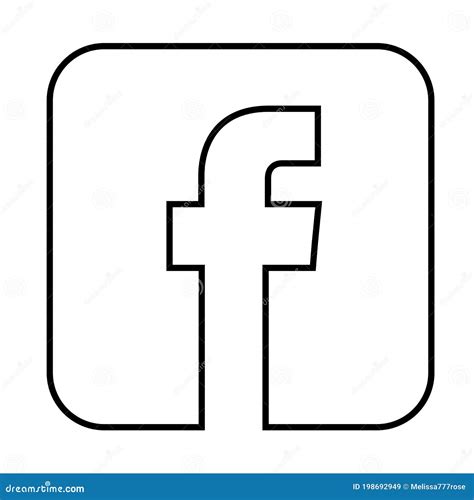 Facebook Icon, Popular Social Media Logo Icon Facebook Element Vector On White Background ...