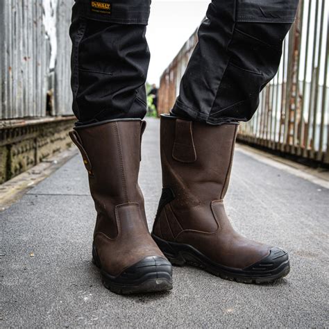 DeWalt Haines Waterproof Safety Rigger Boots Size 12 | Toolstation