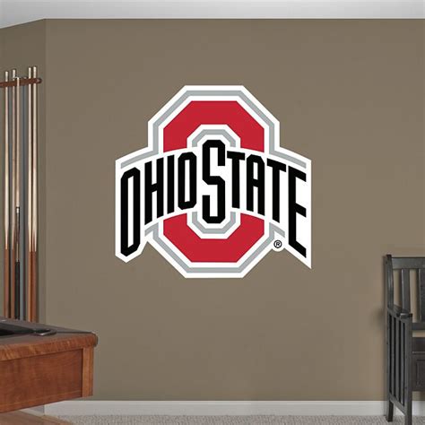 Ohio State Buckeyes: Logo - Giant Officially Licensed Removable Wall ...