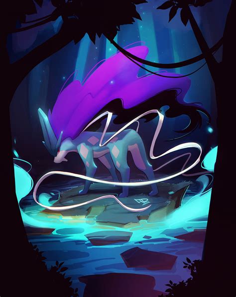 ArtStation - Pokemon Fan Art - Suicune