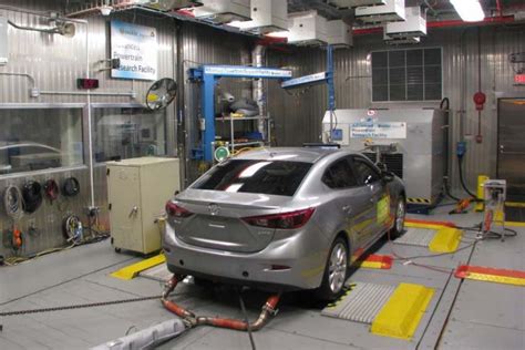 Vehicle during Chassis Dynamometer Testing at Argonne National Lab's ...