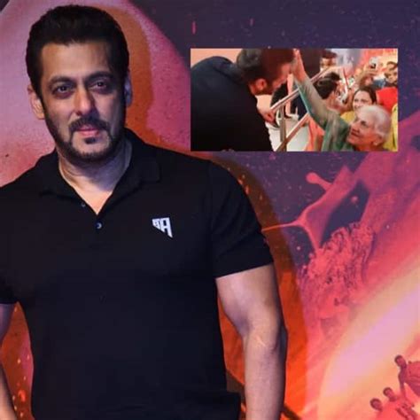 Antim special screening: Salman Khan seeks blessings from an elderly fan; netizens say, ‘dil ...