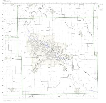 Waterloo, IA ZIP Code Map Laminated: Amazon.com: Office Products