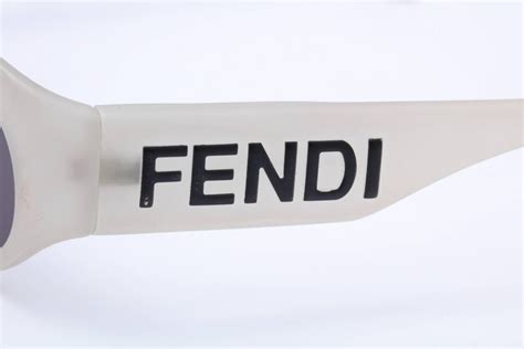 Vintage Fendi Logo Sunglasses For Sale at 1stDibs